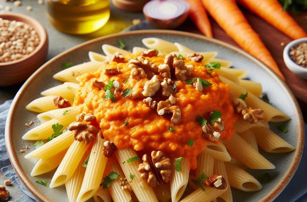 Scharfe Möhrenpasta