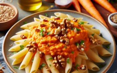 Scharfe Möhrenpasta